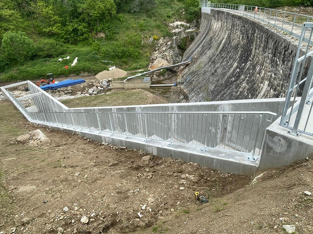 barrière extérieure acier galvanisé